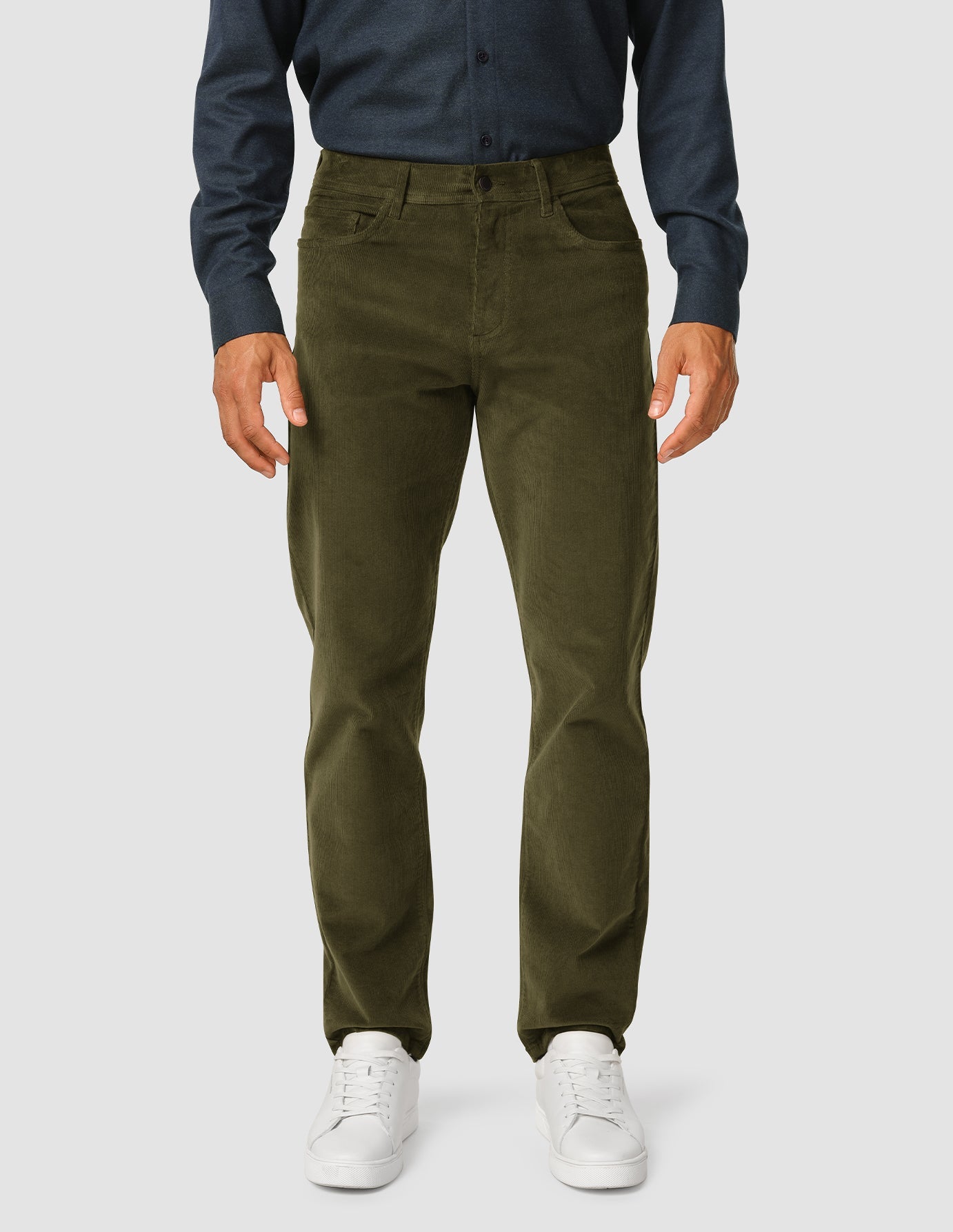 Corduroy Pants Nightfall Green | SHAPING NEW TOMORROW